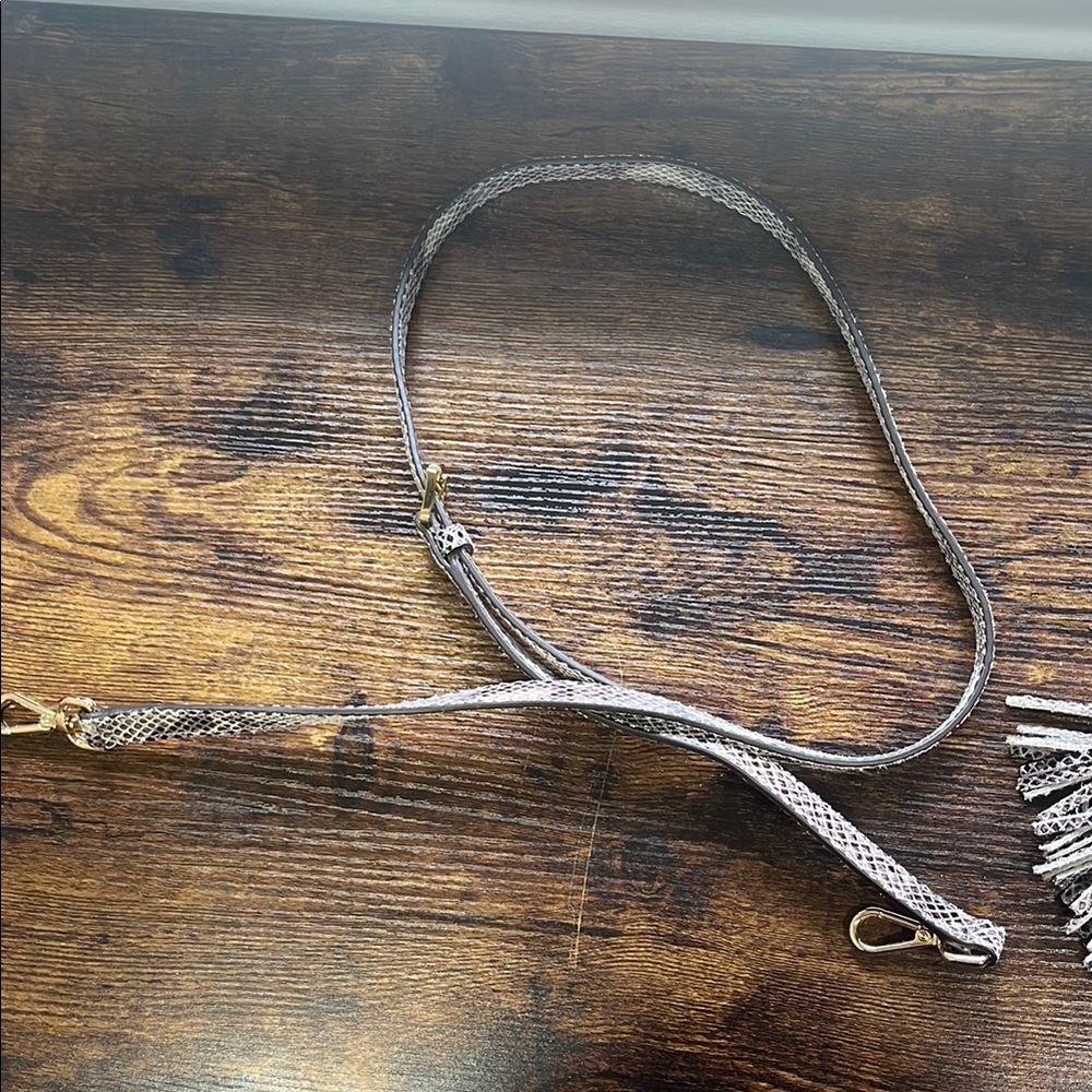 Michael Kors Python Pattern Crossbody Bag with Go… - image 8